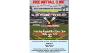 Free Softball Clinic Ages 9-13 Girls
